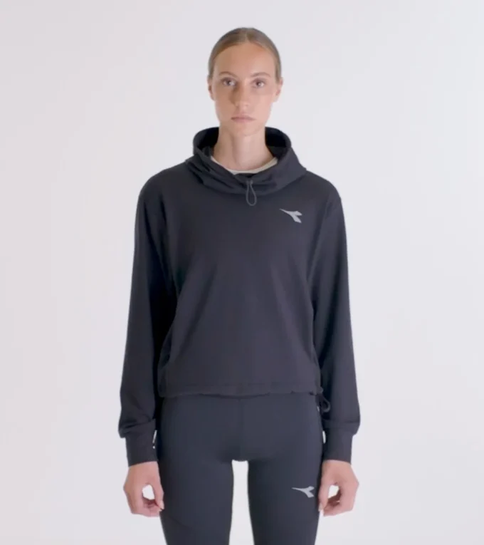 L. Jersey Pullover Hoodie Run Crew Sudadera con capucha para después del entrenamiento