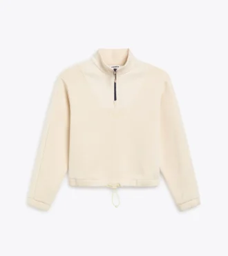 L. Sudadera 1/2 Zip Athl. Logo Sudadera con media cremallera