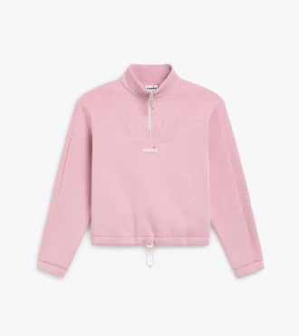 L. Sudadera 1/2 Zip Athl. Logo Sudadera con media cremallera