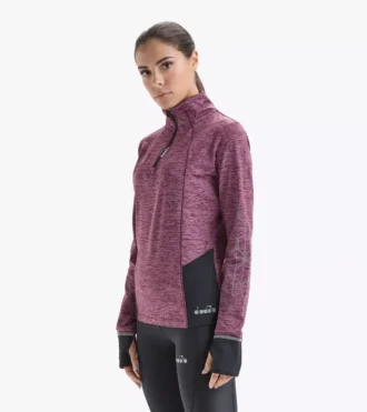 L. Warm Up Winter Sweat Be One Camiseta de running con media cremallera