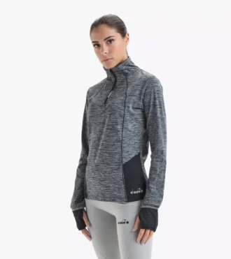 L. Warm Up Winter Sweat Be One Camiseta de running con media cremallera