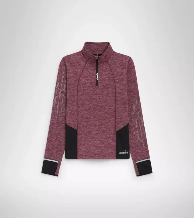 L. Warm Up Winter Sweat Be One Camiseta de running con media cremallera