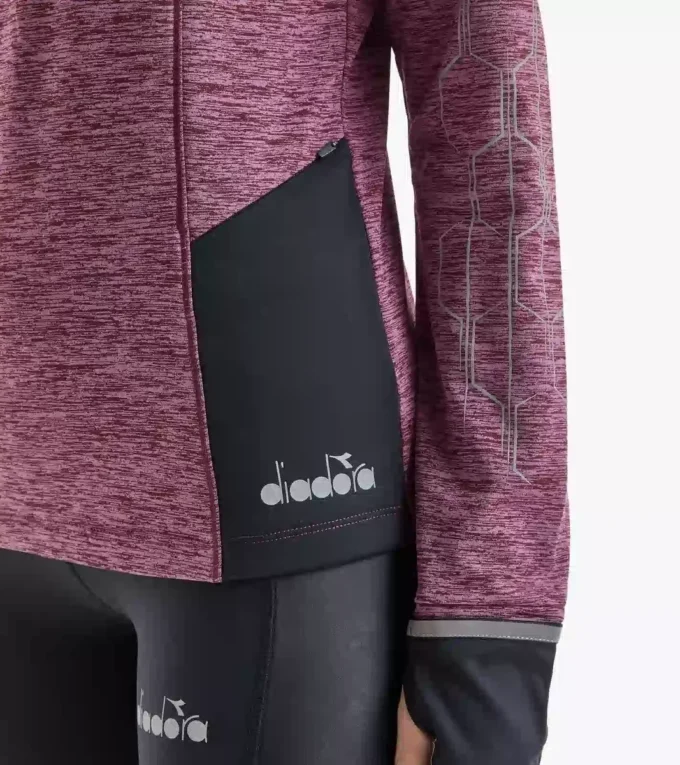 L. Warm Up Winter Sweat Be One Camiseta de running con media cremallera
