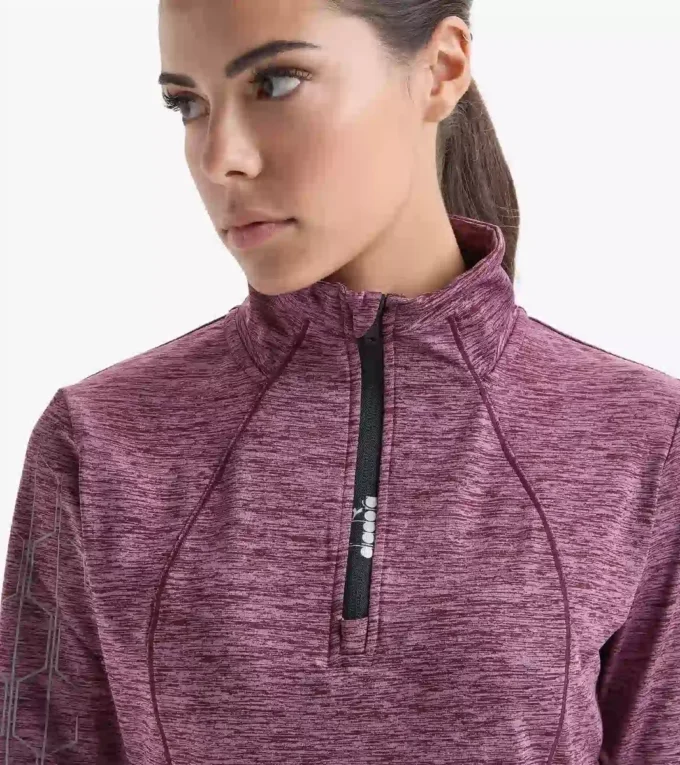 L. Warm Up Winter Sweat Be One Camiseta de running con media cremallera