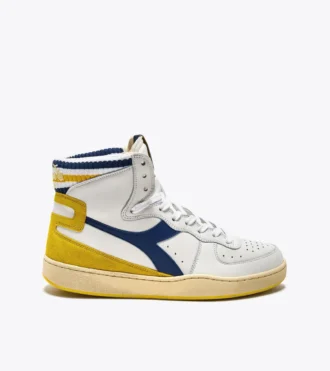Mi Basket Forty Knit Italia Zapatilla de cuero Heritage