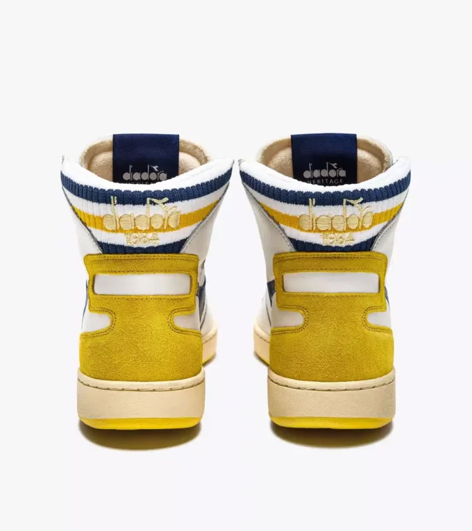 Mi Basket Forty Knit Italia Zapatilla de cuero Heritage