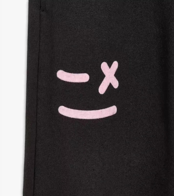 Pantalones Jogger Pink Smile – Comodidad y ajuste – Niñas