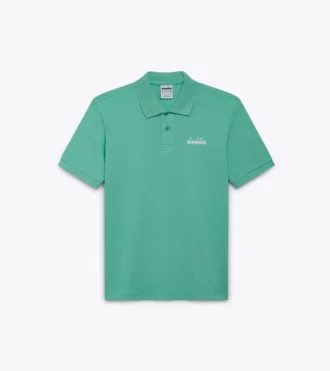 Polo Ss Logo Polo deportivo – Fabricado en Italia – Unisex