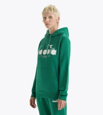 Sudadera con capucha y logotipo Sudadera con capucha y bloques de color