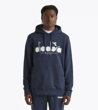 Sudadera con capucha y logotipo Sudadera con capucha y bloques de color