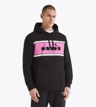 Sudadera con capucha y logotipo Sudadera con capucha y bloques de color