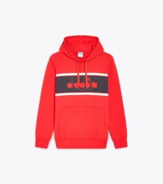 Sudadera con capucha y logotipo Sudadera con capucha y bloques de color