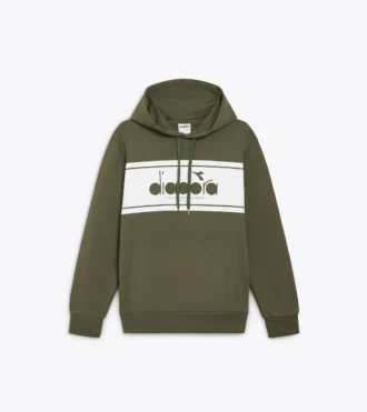 Sudadera con capucha y logotipo Sudadera con capucha y bloques de color