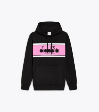 Sudadera con capucha y logotipo Sudadera con capucha y bloques de color