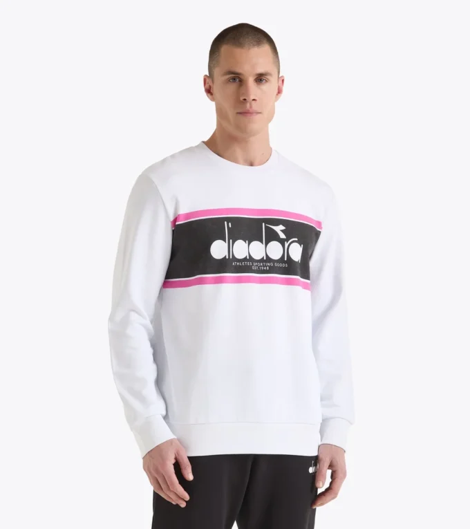 Sudadera Crew Logo Cuello redondo de algodón Sudadera Crew Logo Cuello redondo de algodón