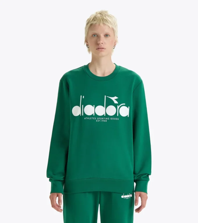 Sudadera Crew Logo Cuello redondo de algodón Sudadera Crew Logo Cuello redondo de algodón