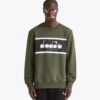 Sudadera Crew Logo Cuello redondo de algodón Sudadera Crew Logo Cuello redondo de algodón
