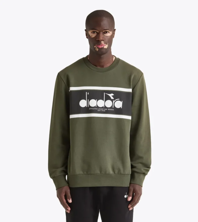 Sudadera Crew Logo Cuello redondo de algodón Sudadera Crew Logo Cuello redondo de algodón