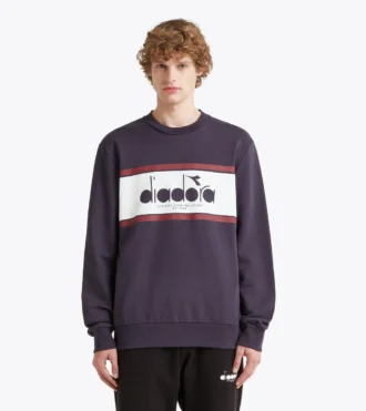 Sudadera Crew Logo Cuello redondo de algodón