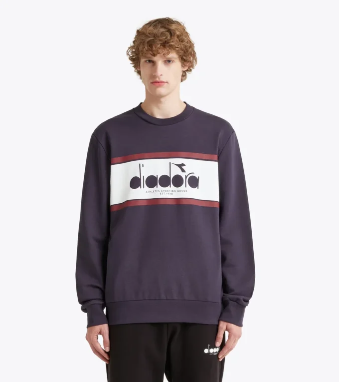 Sudadera Crew Logo Cuello redondo de algodón Sudadera Crew Logo Cuello redondo de algodón