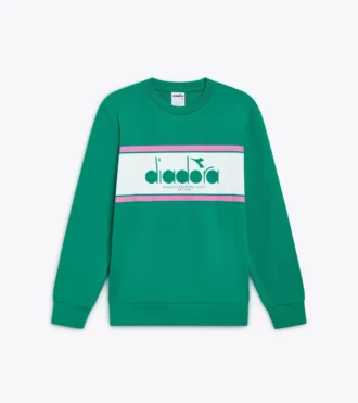 Sudadera Crew Logo Cuello redondo de algodón