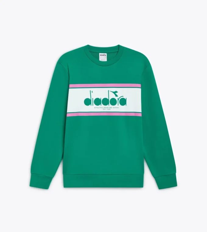 Sudadera Crew Logo Cuello redondo de algodón Sudadera Crew Logo Cuello redondo de algodón
