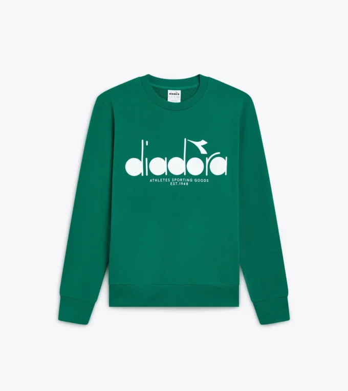 Sudadera Crew Logo Cuello redondo de algodón Sudadera Crew Logo Cuello redondo de algodón