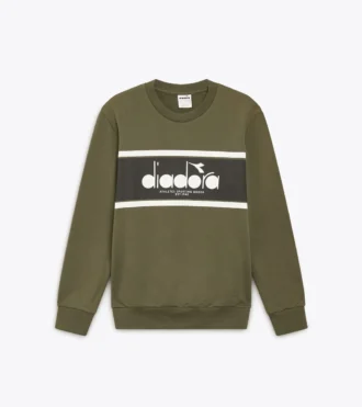 Sudadera Crew Logo Cuello redondo de algodón
