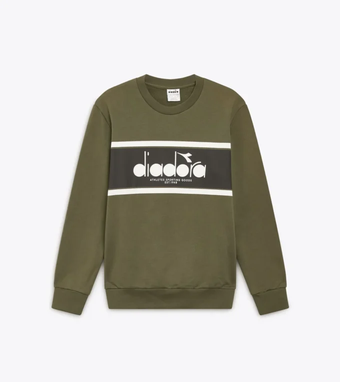 Sudadera Crew Logo Cuello redondo de algodón Sudadera Crew Logo Cuello redondo de algodón
