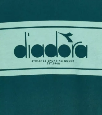 Sudadera Crew Logo Cuello redondo de algodón