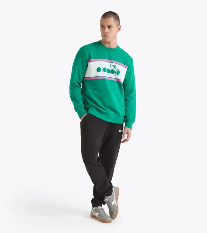 Sudadera Crew Logo Cuello redondo de algodón Sudadera Crew Logo Cuello redondo de algodón