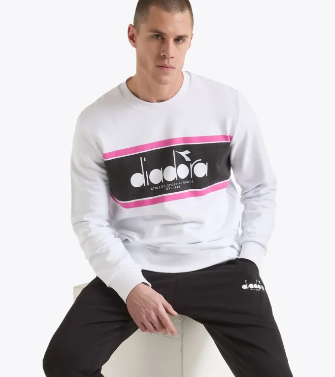 Sudadera Crew Logo Cuello redondo de algodón Sudadera Crew Logo Cuello redondo de algodón
