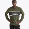 Sudadera Crew Logo Cuello redondo de algodón Sudadera Crew Logo Cuello redondo de algodón