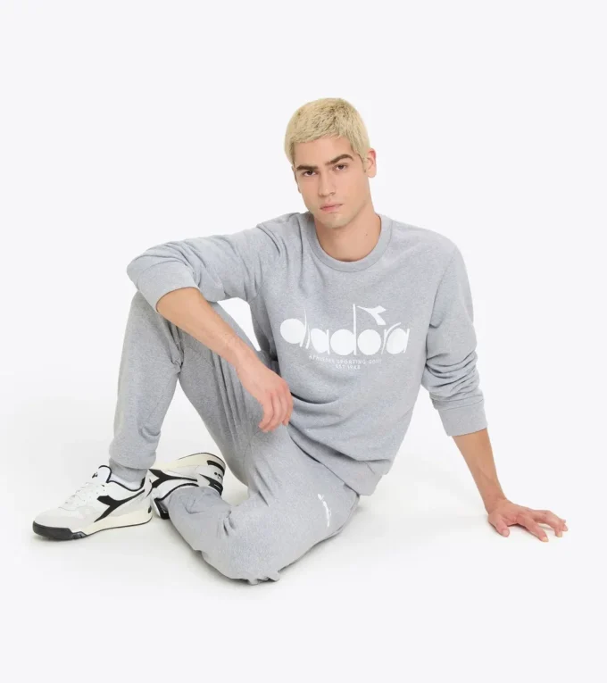 Sudadera Crew Logo Cuello redondo de algodón Sudadera Crew Logo Cuello redondo de algodón