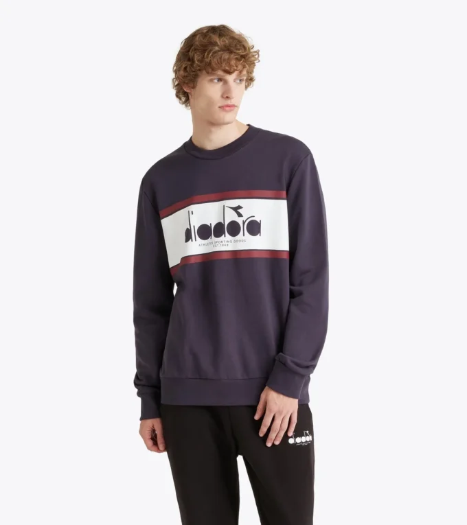 Sudadera Crew Logo Cuello redondo de algodón Sudadera Crew Logo Cuello redondo de algodón