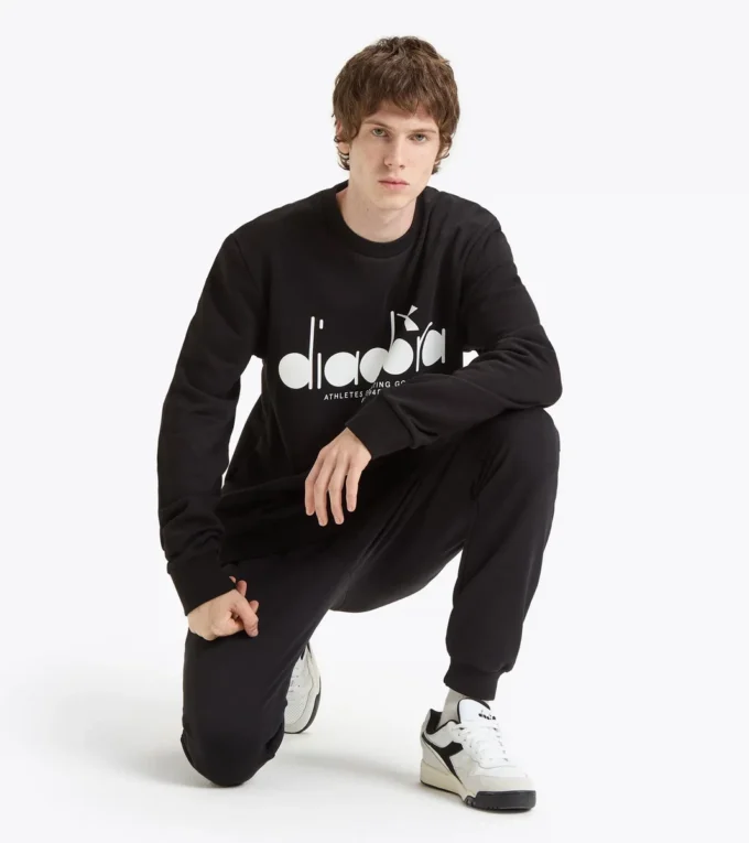 Sudadera Crew Logo Cuello redondo de algodón Sudadera Crew Logo Cuello redondo de algodón