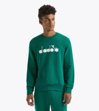 Sudadera Crew Logo Sudadera – Fabricada en Italia – Unisex