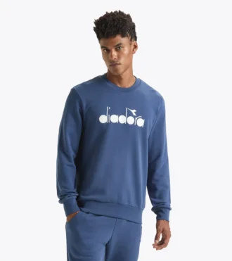 Sudadera Crew Logo Sudadera – Fabricada en Italia – Unisex