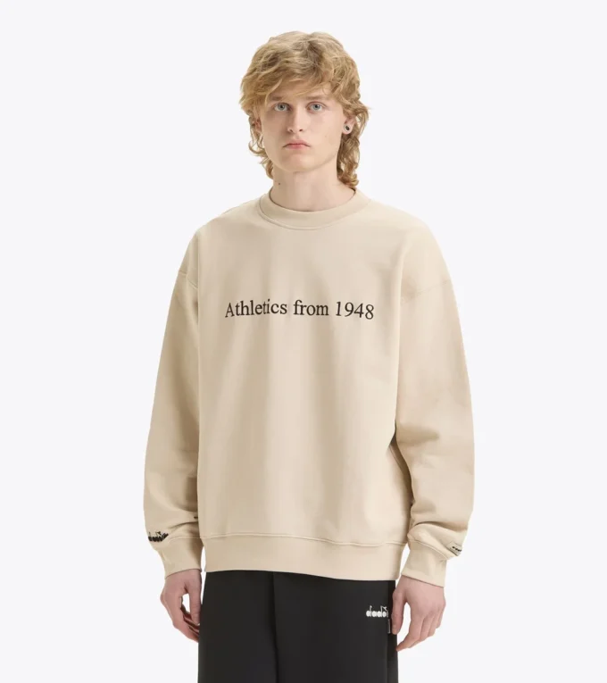 Sudadera Crew Sudadera Legacy con cuello redondo – Fabricada en Italia – Unisex Sudadera Crew Sudadera Legacy con cuello redondo – Fabricada en Italia – Unisex
