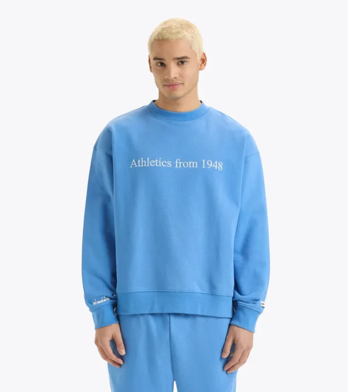 Sudadera Crew Sudadera Legacy con cuello redondo – Fabricada en Italia – Unisex Sudadera Crew Sudadera Legacy con cuello redondo – Fabricada en Italia – Unisex