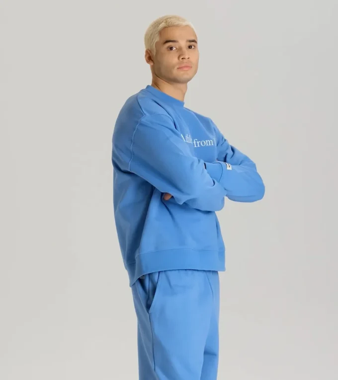 Sudadera Crew Sudadera Legacy con cuello redondo – Fabricada en Italia – Unisex Sudadera Crew Sudadera Legacy con cuello redondo – Fabricada en Italia – Unisex