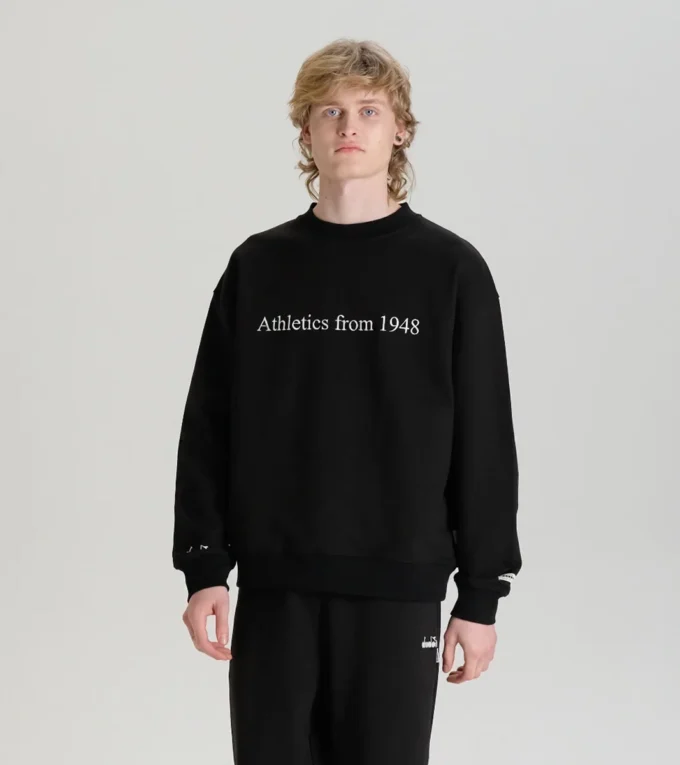 Sudadera Crew Sudadera Legacy con cuello redondo – Fabricada en Italia – Unisex Sudadera Crew Sudadera Legacy con cuello redondo – Fabricada en Italia – Unisex
