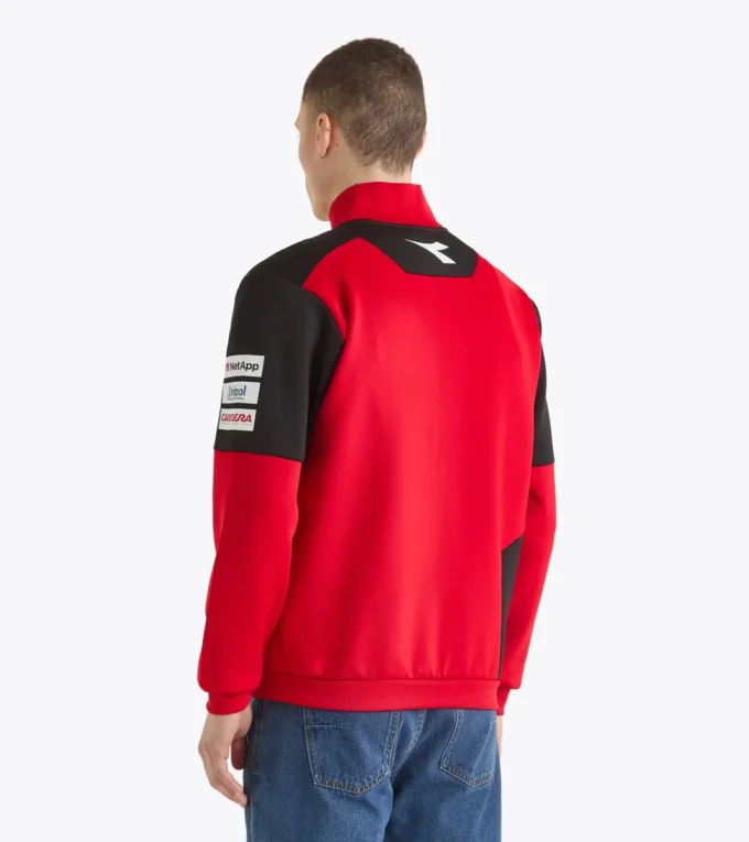 Sudadera deportiva Ducati Replica Mgp25 con cremallera completa Sudadera deportiva Ducati 2025 MotoGP Replica con cremallera completa