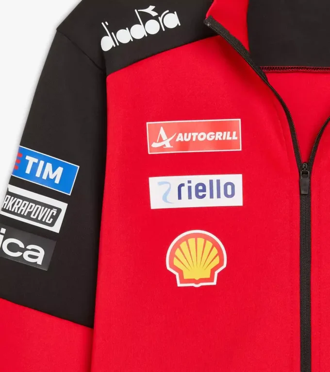 Sudadera deportiva Ducati Replica Mgp25 con cremallera completa Sudadera deportiva Ducati 2025 MotoGP Replica con cremallera completa