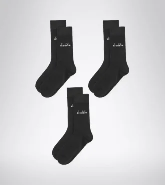 U. Mid Plain Socks 3-Pack Pack de calcetines de media caña – Tres pares – Unisex