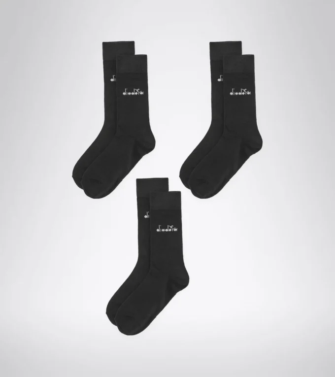 U. Mid Plain Socks 3-Pack Pack de calcetines de media caña – Tres pares – Unisex