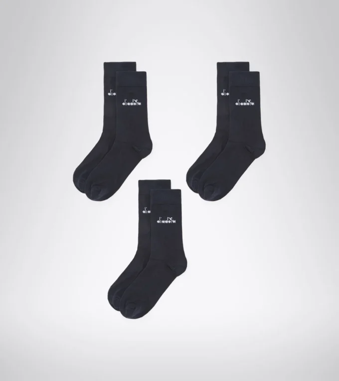 U. Mid Plain Socks 3-Pack Pack de calcetines de media caña – Tres pares – Unisex