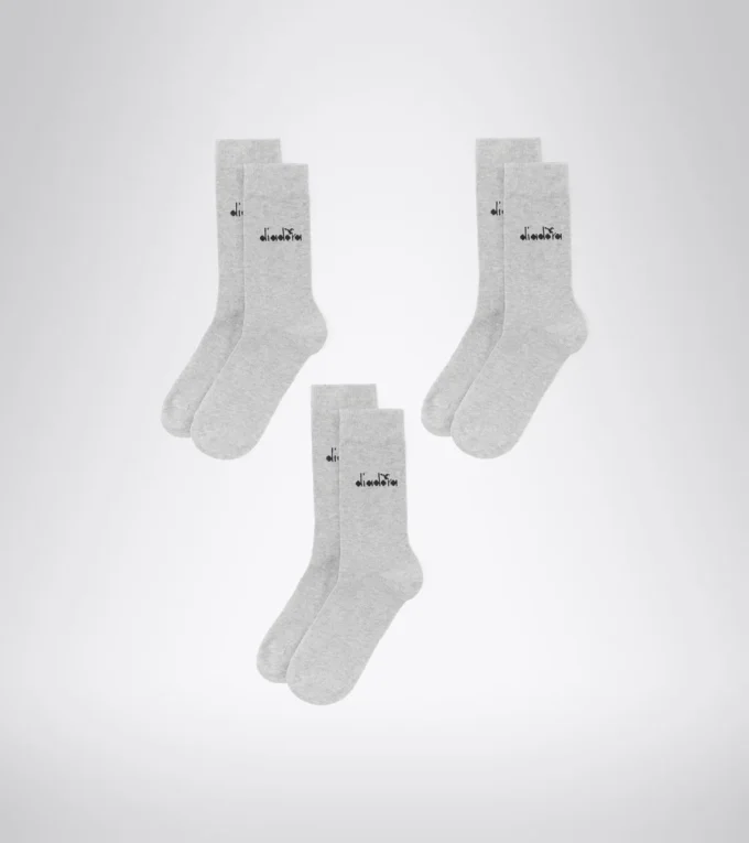 U. Mid Plain Socks 3-Pack Pack de calcetines de media caña – Tres pares – Unisex