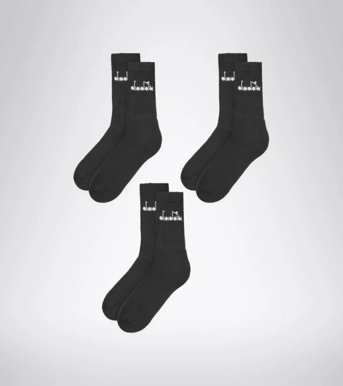 U.Mid Socks 3-Pcs Pack Paquete de calcetines medios – Tres pares – Unisex