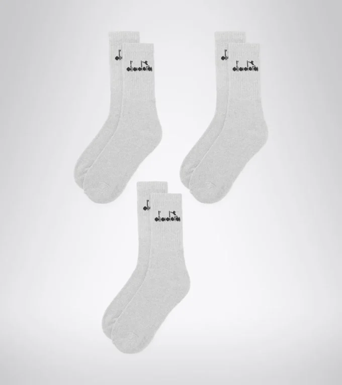 U.Mid Socks 3-Pcs Pack Paquete de calcetines medios – Tres pares – Unisex
